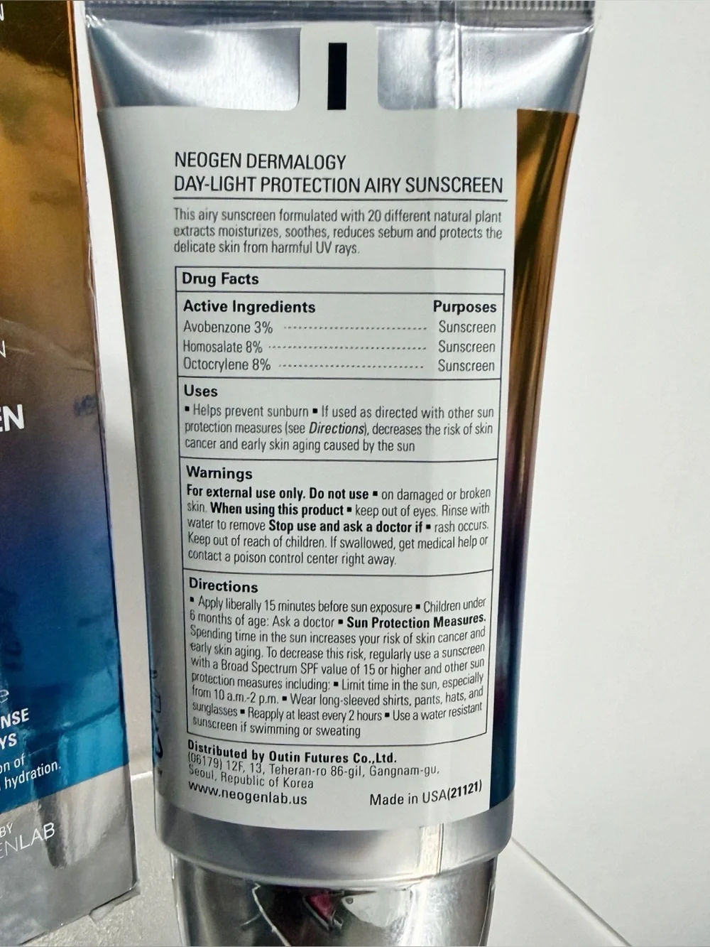 NEOGEN Dermalogy Day-Light Protection Airy Sunscreen SPF 50 1.69 oz ~ New in Box
